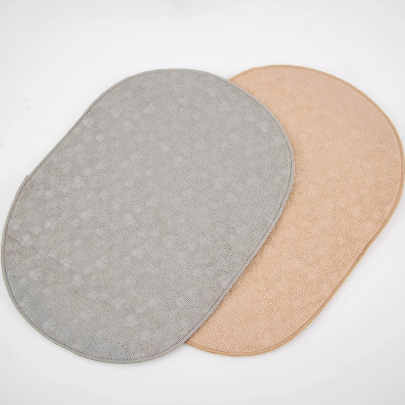 Dish Drying Mat for Kitchen Counter And Baby Bottle, Microfiber Dish Rack Mat Absorbent for Countertop, Machine Washable