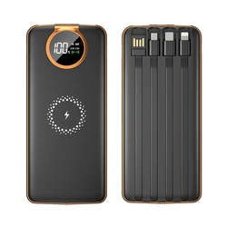 Latest design 20000mah wireless power bank battery charger for all phones