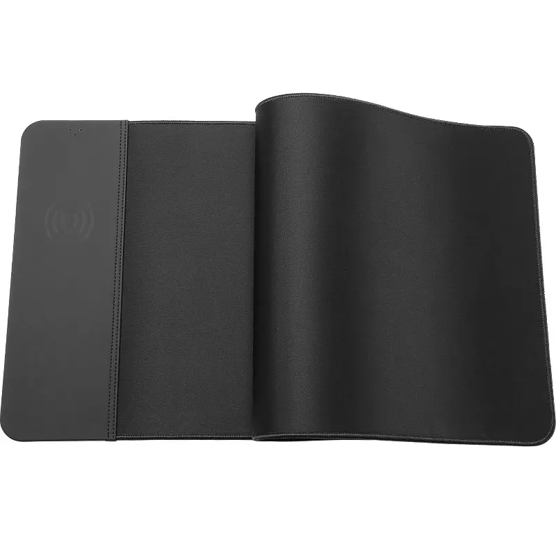 Customised Cartoon Black Multifunctional 2 In 1 Mobile Phone Wireless Charger Mouse Pad  Mousepad