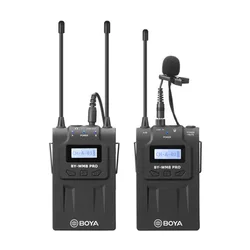 BOYA BY-WM8 Pro-K1 48 Channels UHF Wireless Microphone System (1 Transmitter + 1 Receiver) for Canon Nikon Sony DSLR Cameras
