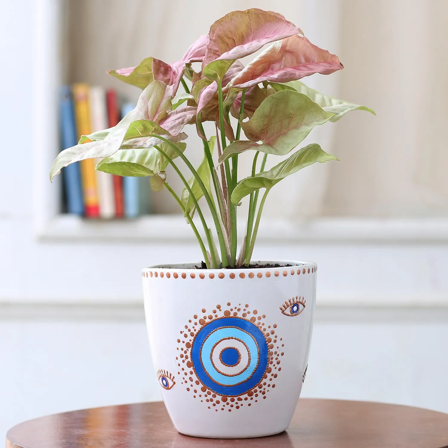 evil eyes flower pot garden large planters pot for outdoor plants