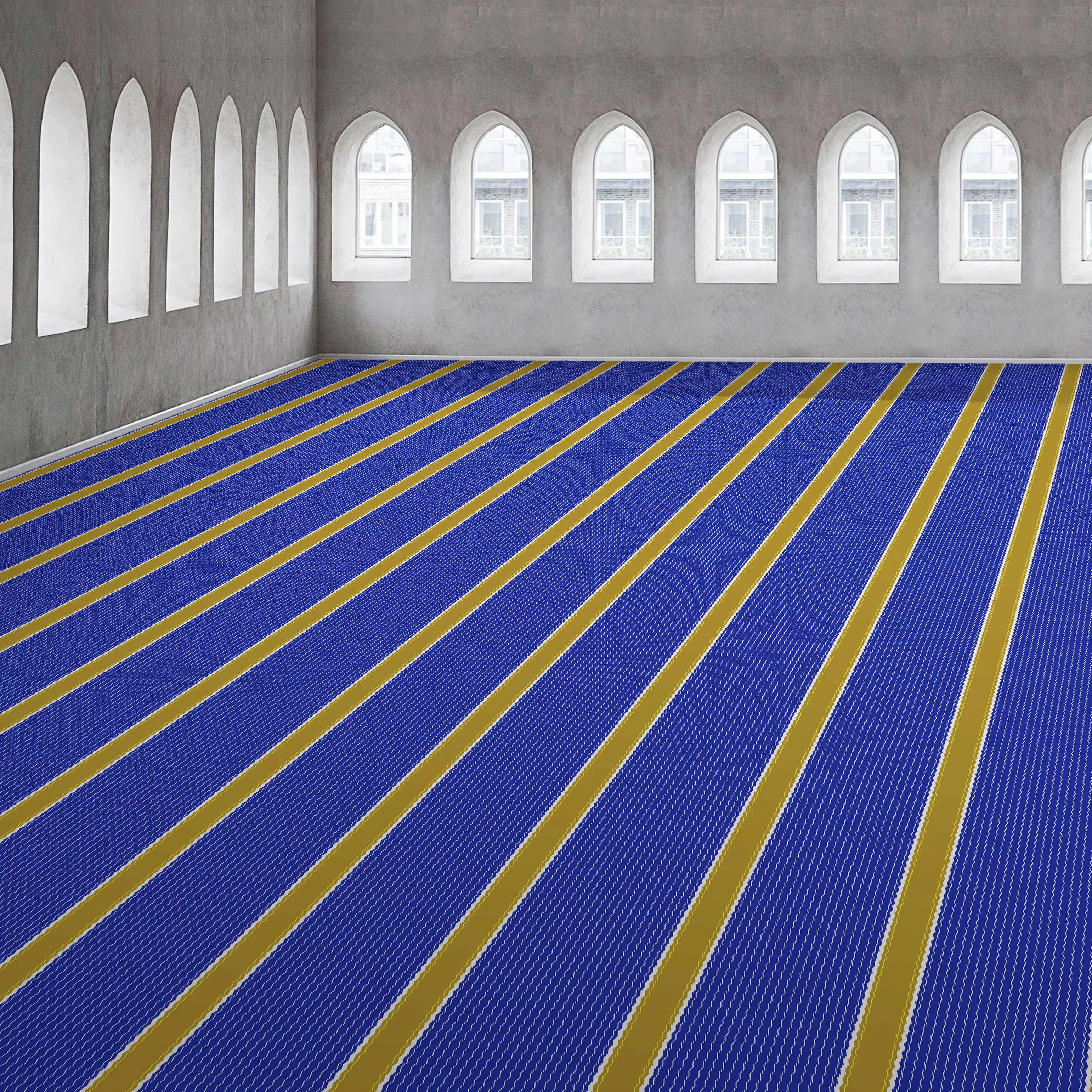 Factory Price Carpet Muslim Muslim Wall To Wall Prayer Carpet Roll Mosque Prayer Carpet