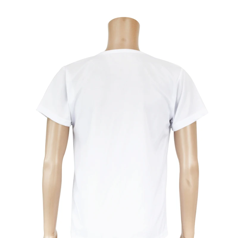 Wholesale 100% polyester T-shirt sublimation T-shirt ordinary custom printed white black blue blank T-shirt