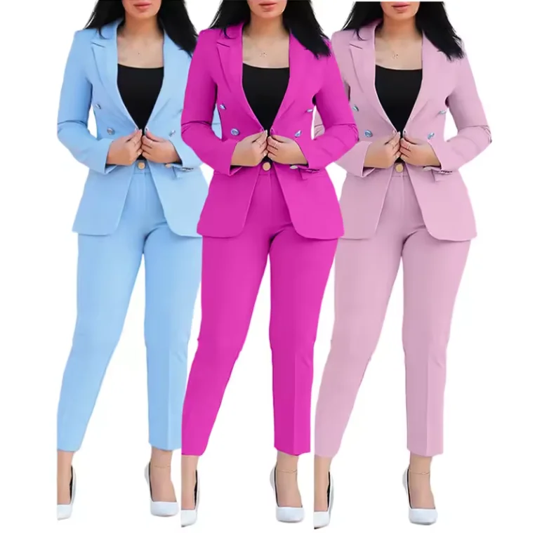 2024 Manufacturers Business Suits For Women Fashion Slim Pants And Blazer Set Ladies Suits Office Wear Formal Suit