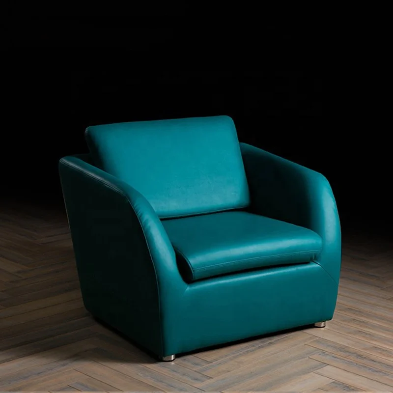 
Coffee Shop Lifestyle Modern Super Fiber Leather Sofa Living room Furniture 