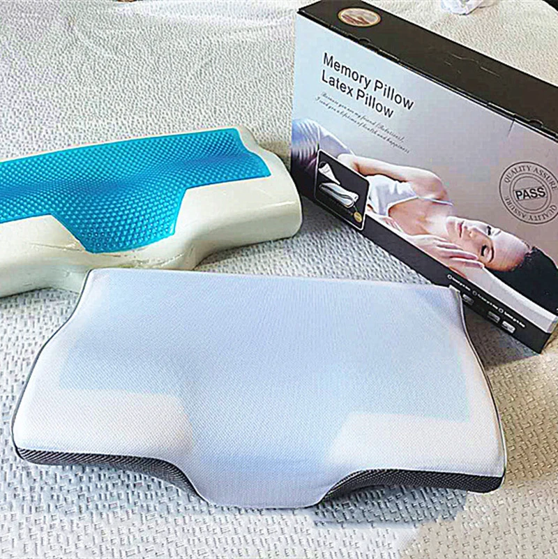 Medical Ergonomic Sleeping Memory Foam Neck Pillow Cervical Spine Special ortopedic gel pillow