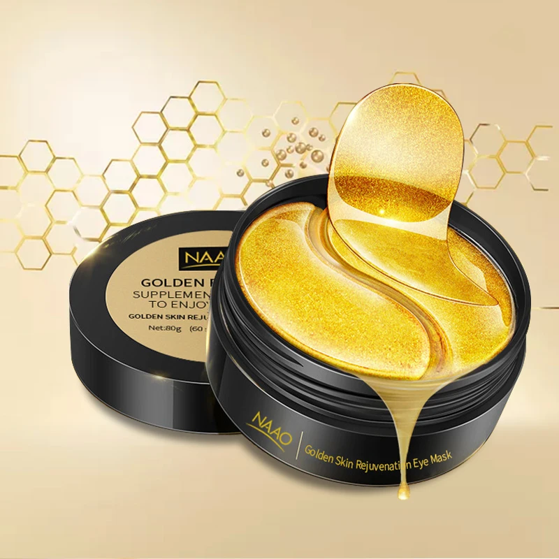 
Oem Anti Wrinkle Private Label Hydrogel Eye Patches Reduce Eye Dark Circles 24K Gold Collagen Eye Mask 