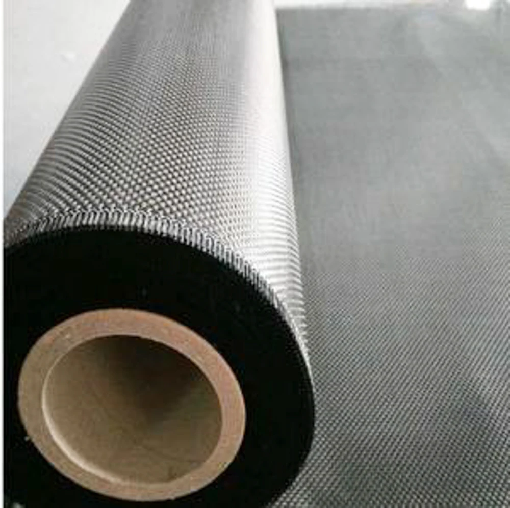 Carbon Fiber 3k 6k 12k black twill weave carbon fiber fabric