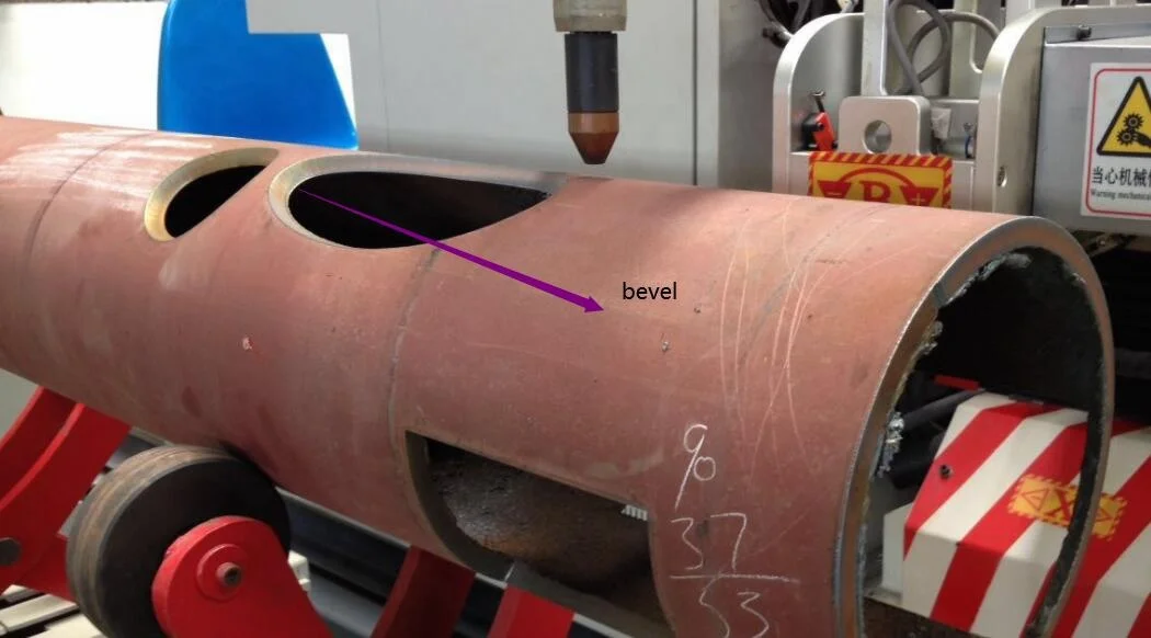 cutting pipe with plasma cutter cnc 5-8 axis pipe plasma cutting notched
