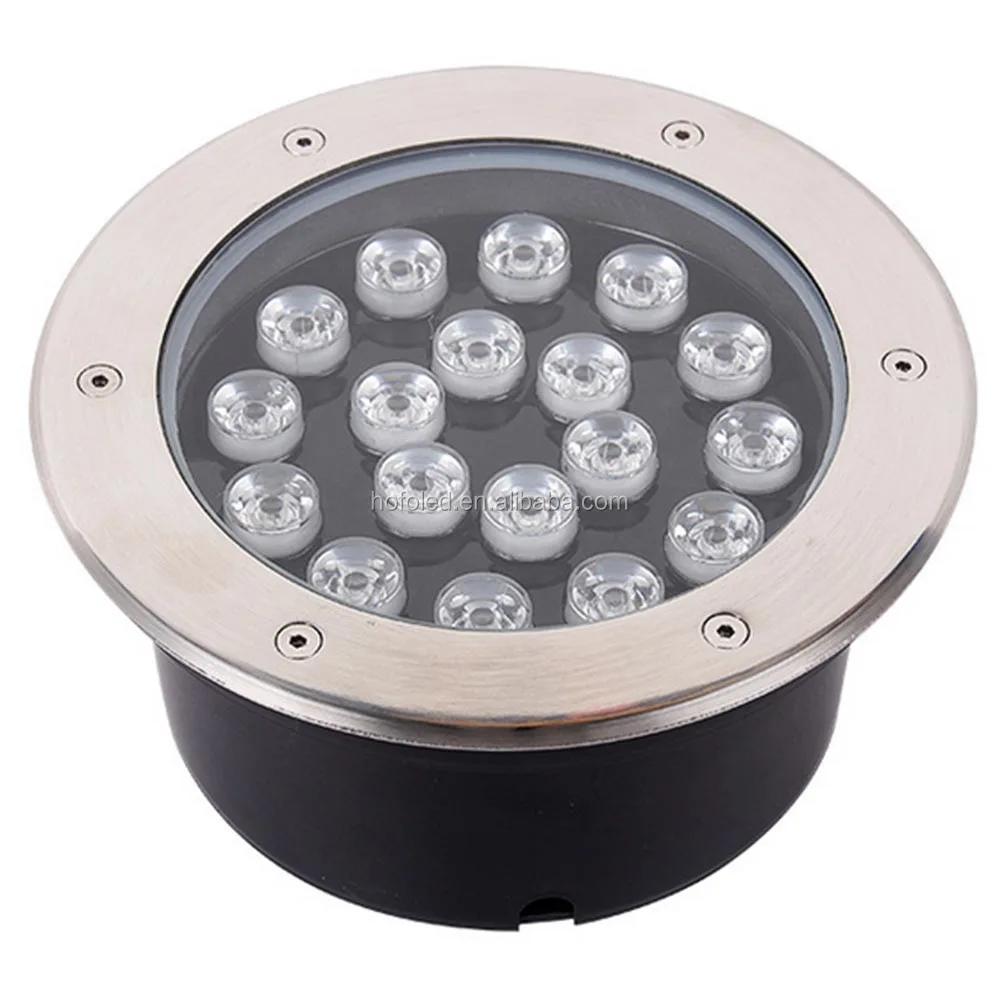 Hot Sales Inground Uplight Landscape Light HOFOLED Recessed Floor Round Led Deck Garden Aluminum Buried Underground Light