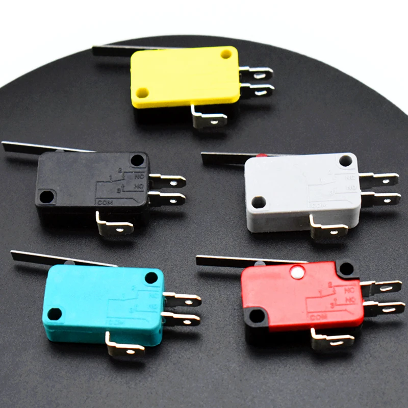 Custom Multi-Color PushButton Switch T125 Push-button Micro Switch PCB Power Push Button 1P 2P 3P 4P NC NO Switch