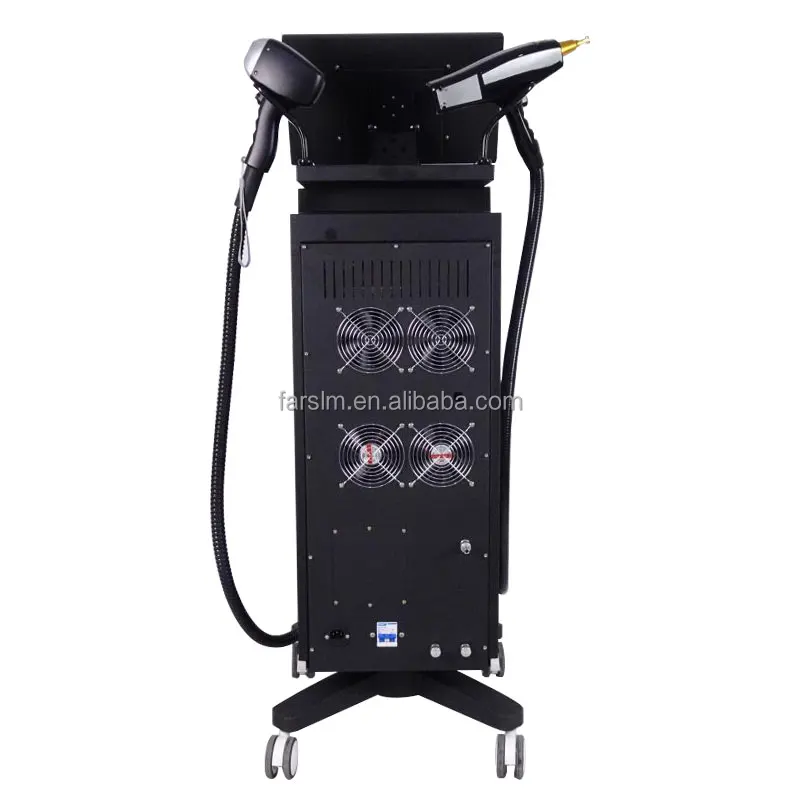 Platinum 2023 Big Power 1600w 2in1 808 Triple wave diode Titanium laser hair removal machine Picosecond Tattoo Removal machine