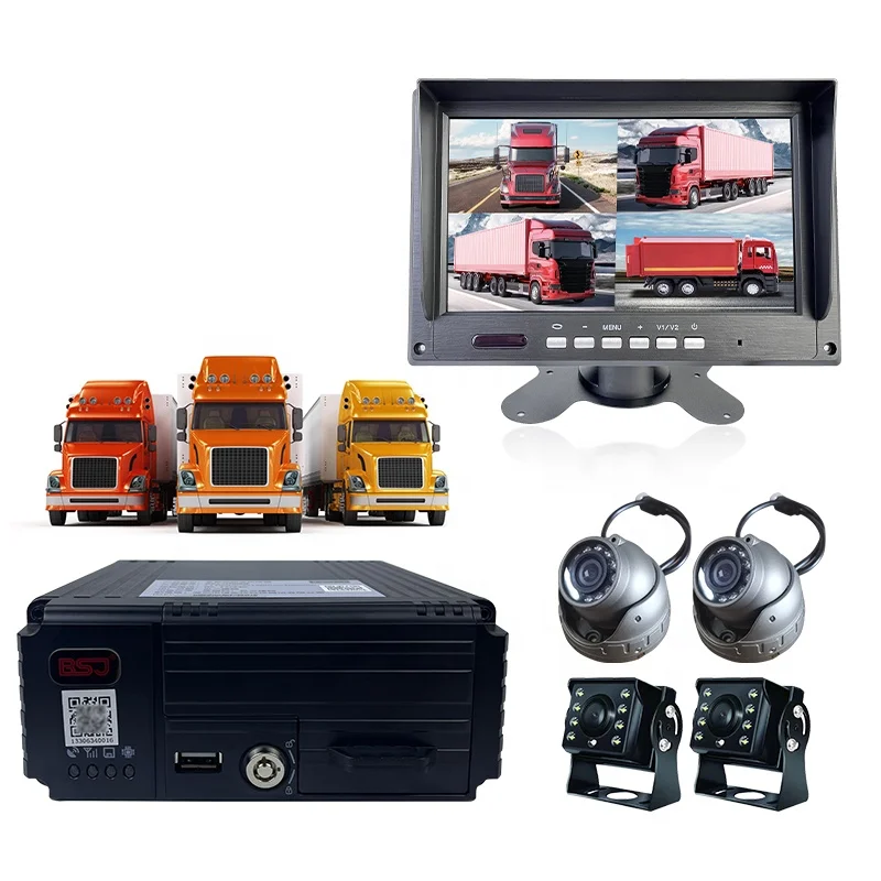 Muck car cement tank car logistics car remote video positioning monitoring