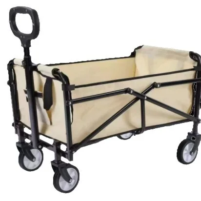 Outdoor camping car camp trolley portable folding simple trolley folding camping small trailer