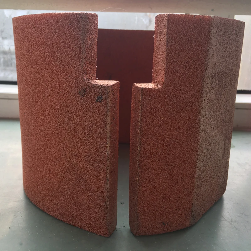 High Quality Foam Copper Customized Special shaped Parts Motorcycle Heat Sink Copper Foam