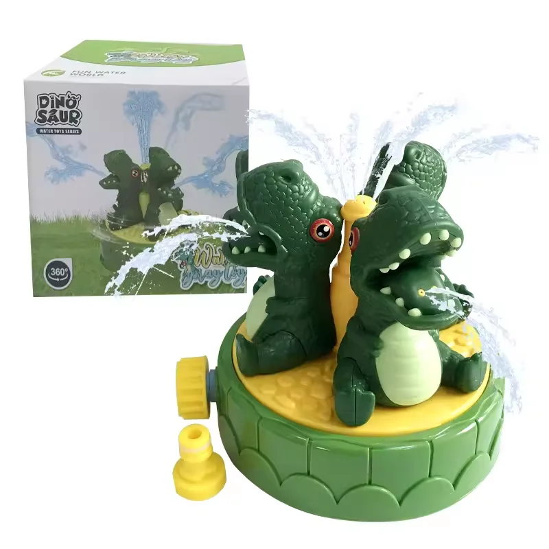 PT New Outdoor Water Splash Dinosaur Toys For 3 4 5 6 7 8 Year Old Boys Girls Outdoor Water Splash 2024 Kids Outdoor Water Toys