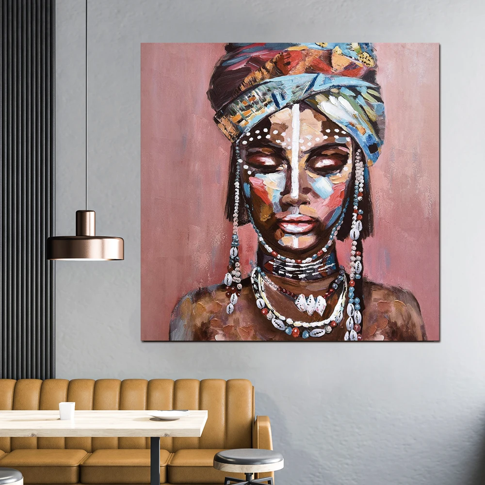 Living Room Home Decor Modern Fashion portrait Canvas Painting Abstract Graffiti Art Pop Art Paintings