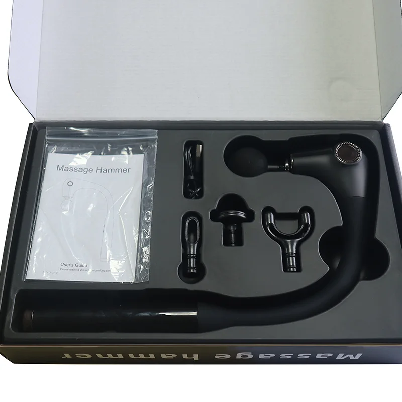 Factory Direct Sale Hot Exquisite Massage Device 4 Different Heads Switched Mini Fascia Release Gun Relieve Fatigue