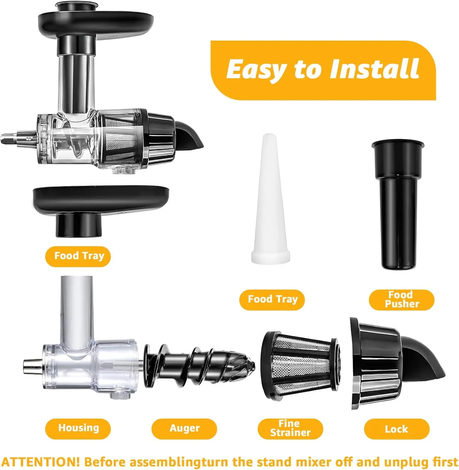 Kitchen blender accessories suitable for all models of KitchenAid vertical mixers
