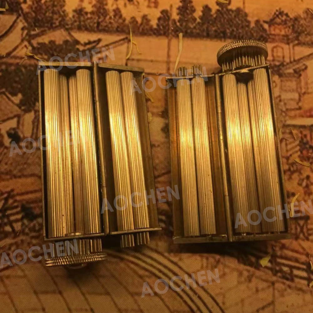 Изготовленный на заказ логотип латунный ручной производитель дыма Роскошная сигарета 70 мм травяная табачная каталка