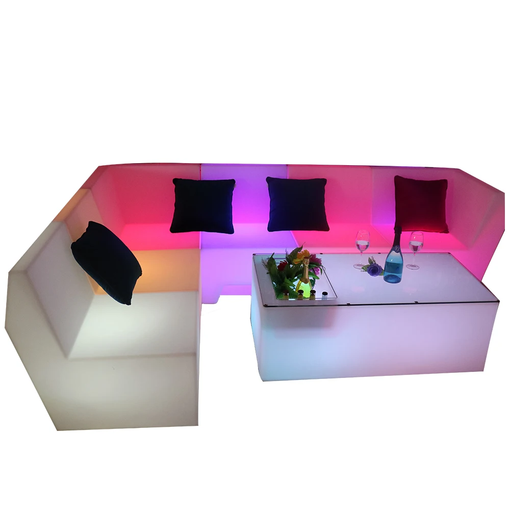 
led tables and bar chairs used/plastic furniture led lighted table/mesas y sillas para bar usadas/outdoor led furniture  (60799295646)