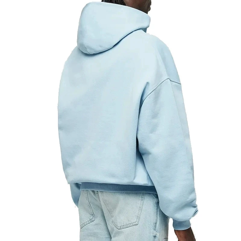 Popular Style Winter Hoodies for Men Blank Pullovers Custom logo Color Fleece Long Sleeve Black Oversize Heavy Hoodies
