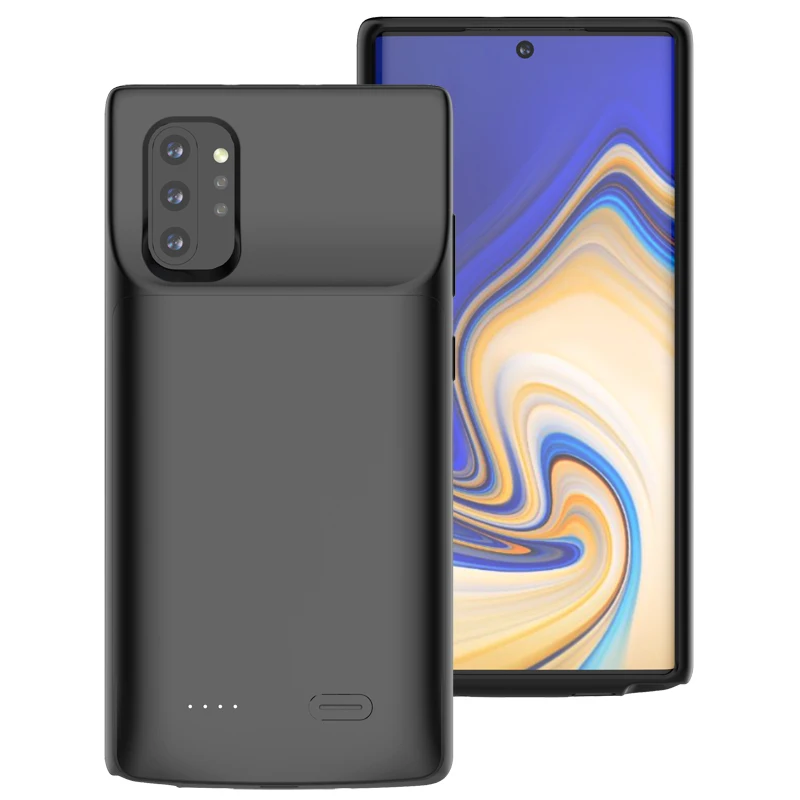 Ультратонкий чехол для телефона с зарядным аккумулятором для Samsung Note 10 Plus