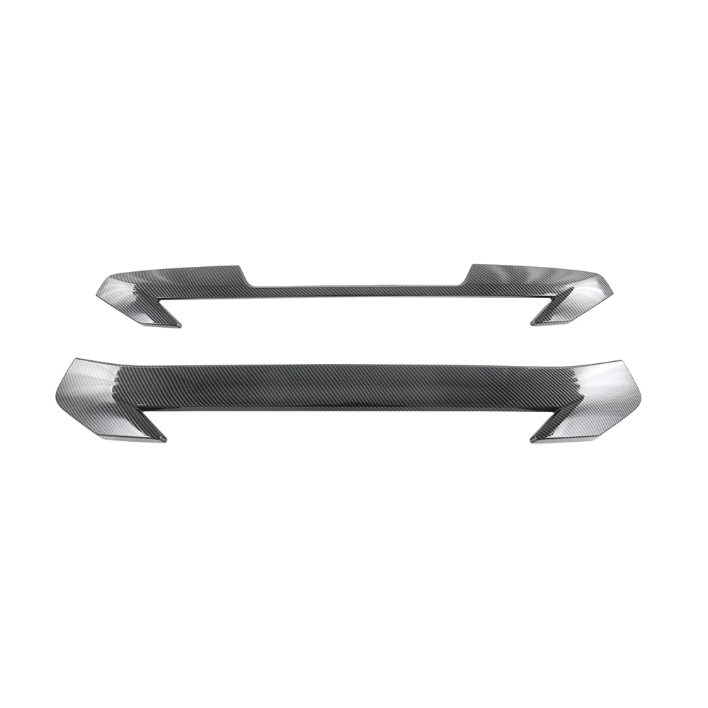 ABS Car Accessories Middle Mesh Trims Middle Front Grill Grille Cover Frame Decoration Exterior For Isuzu D-MAX 2021