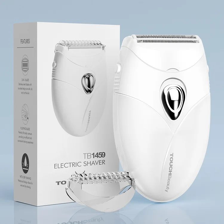 TOUCHBEAUTY multi-function electric lady shaver durable trimmer epilator safety trim whole body hair arm leg bikini hair removal