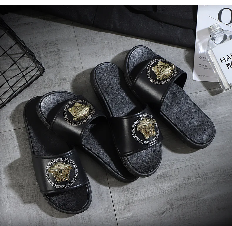 
New Arrivals 2021 Summer Men Plastic Pvc Sandals Top Quality Open Toe Wholesale Slide Sandals Custom Logo 