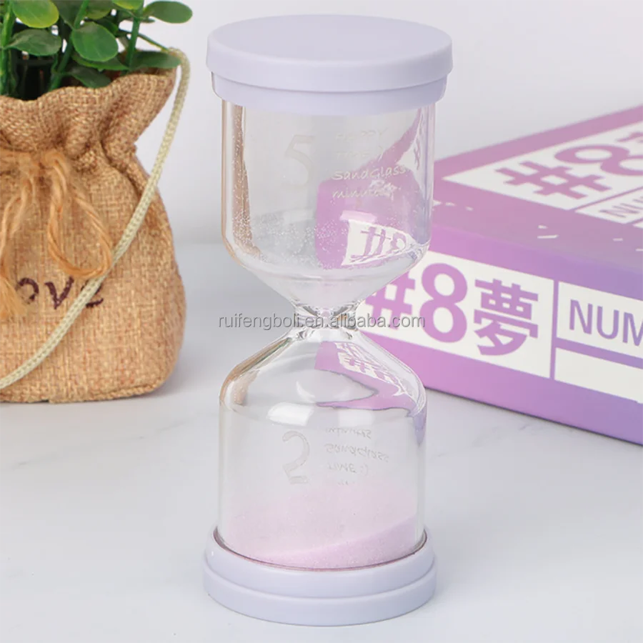 Factory price Hot Sale Colorful Decorative Customize Time Memory 1 To 30 Minutes Glass Sand Timer Hourglass For Souvenir