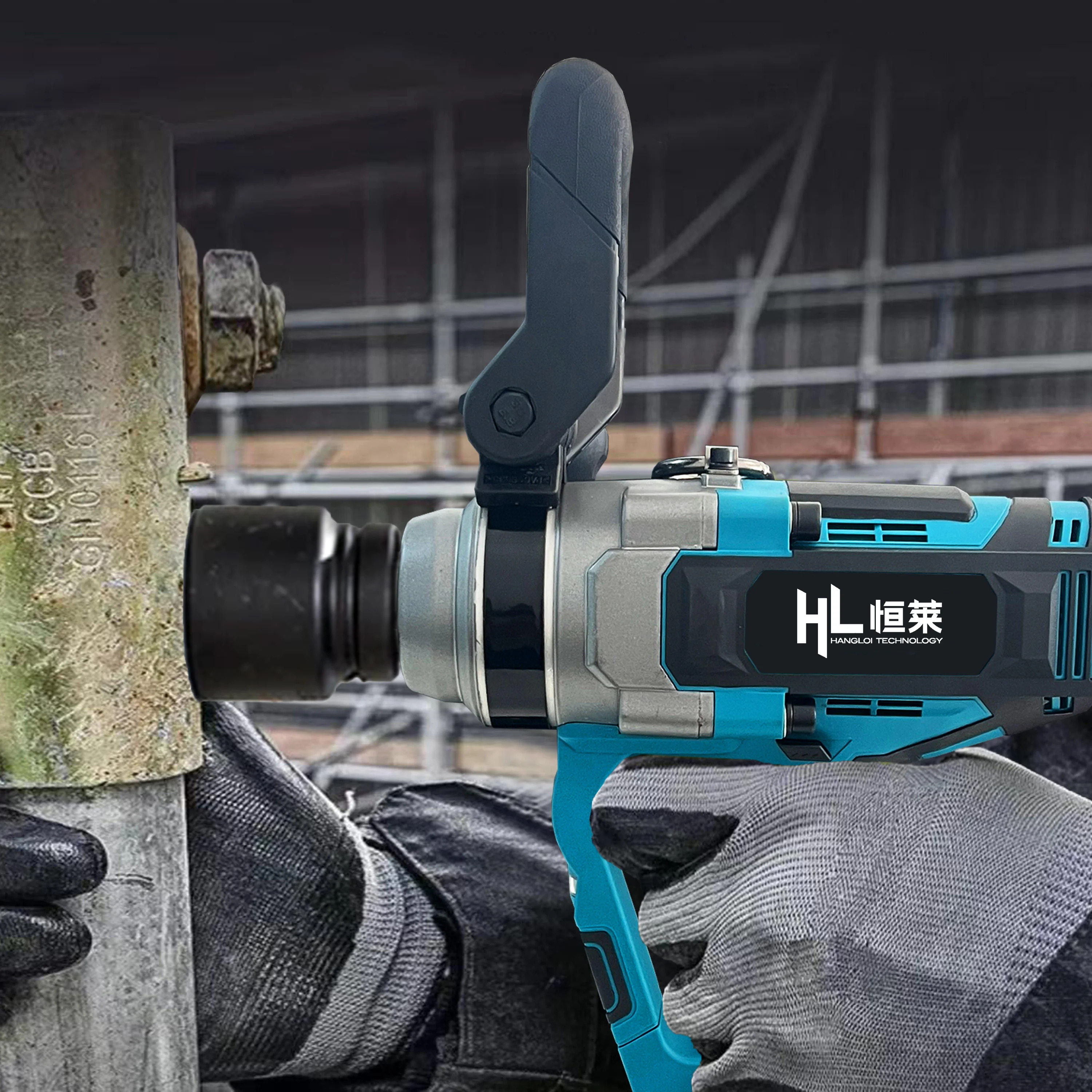 4000N.m Brushless High Torque 3/4 Heavy Power Impact Wrench for Car Truck Repair Cordless Tools