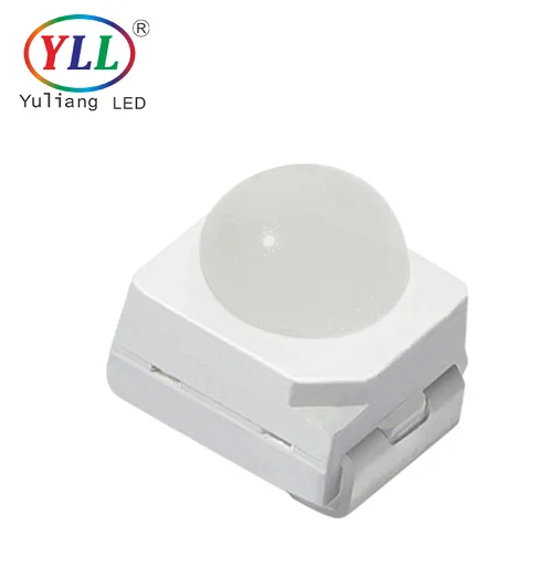 Small Beam Angle 3528 Dome Lens 60 Degree Red/Green/Blue High Brightness Epistar Led Chip for Traffic Light