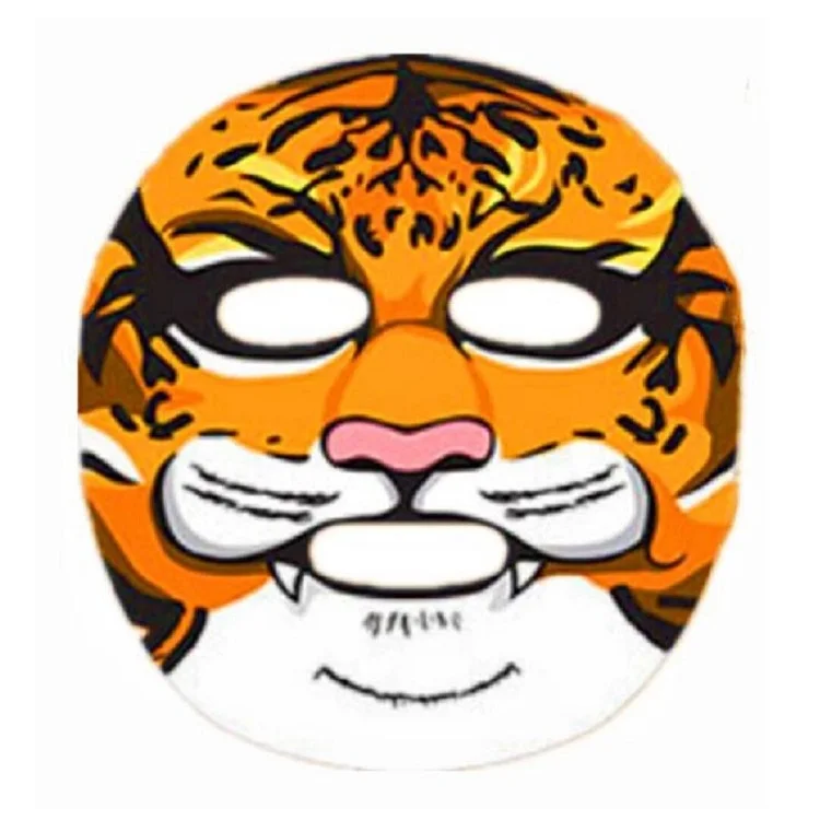Dry Sheet Mask Skin Care Animal Tiger Facial Sheet Mask Beauty Korea Panda Printed Animal Facial Mask