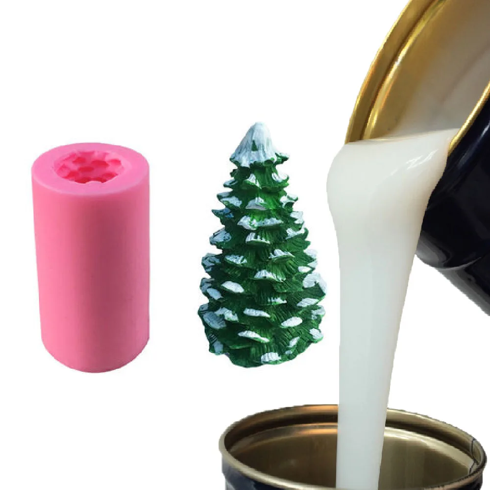 Силиконовое резиновое сырье полупрозрачное для украшения строительные формы силиконовый производитель барабан 20 кг регулируемый 3-15 дней 1:1