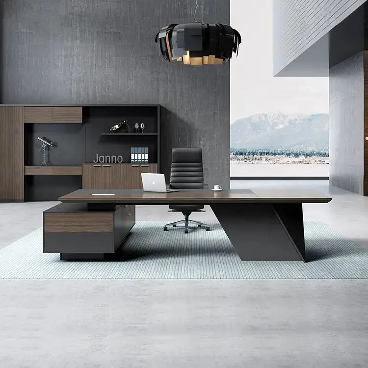 High End Commercial Office Furniture Modern Executive Ceo Desk Luxury Wooden Office Table Design