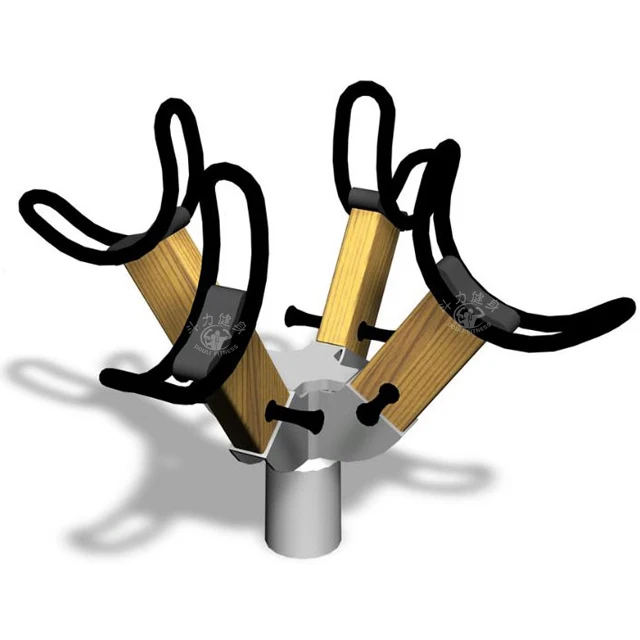 Dream kids outdoor creative unpowered 4 plastic seats carousel spinner playground equipment for children