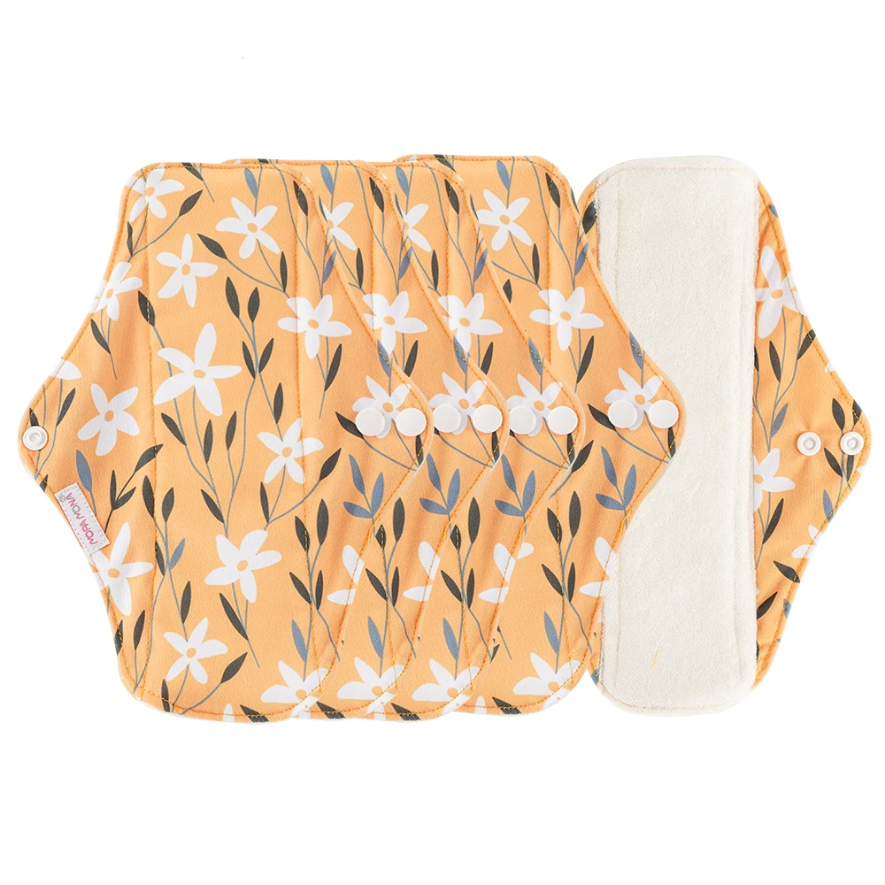 Оптовая продажа с завода оптовая менструальные прокладки из бамбукового угля многоразовые гигиенические подкладки для мамы