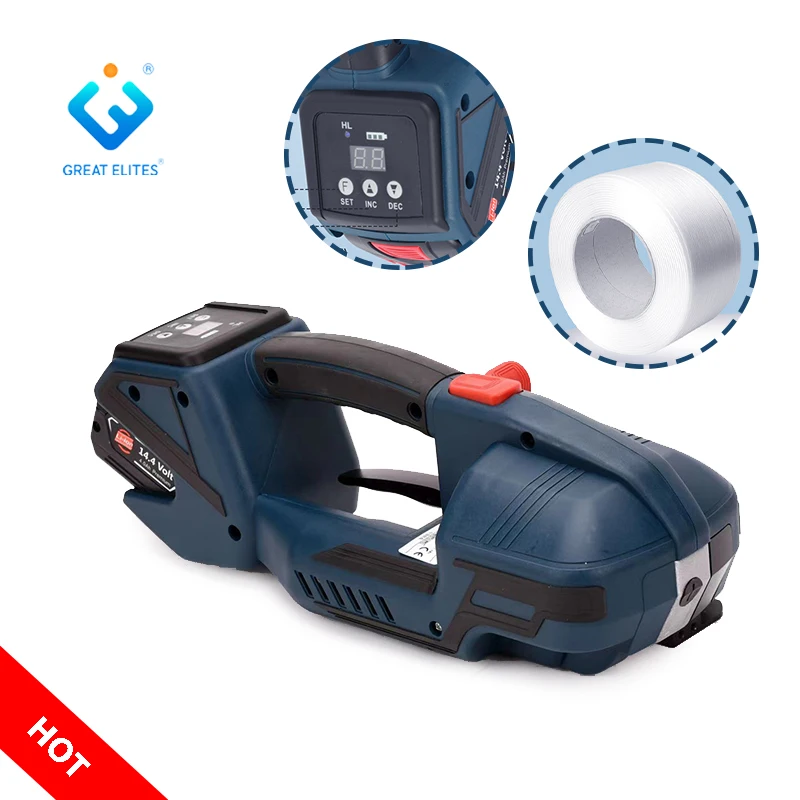 Semi Automatic Battery Electric Strapping Tool For PET/PP Straps,Electric Packing Strapping Machine