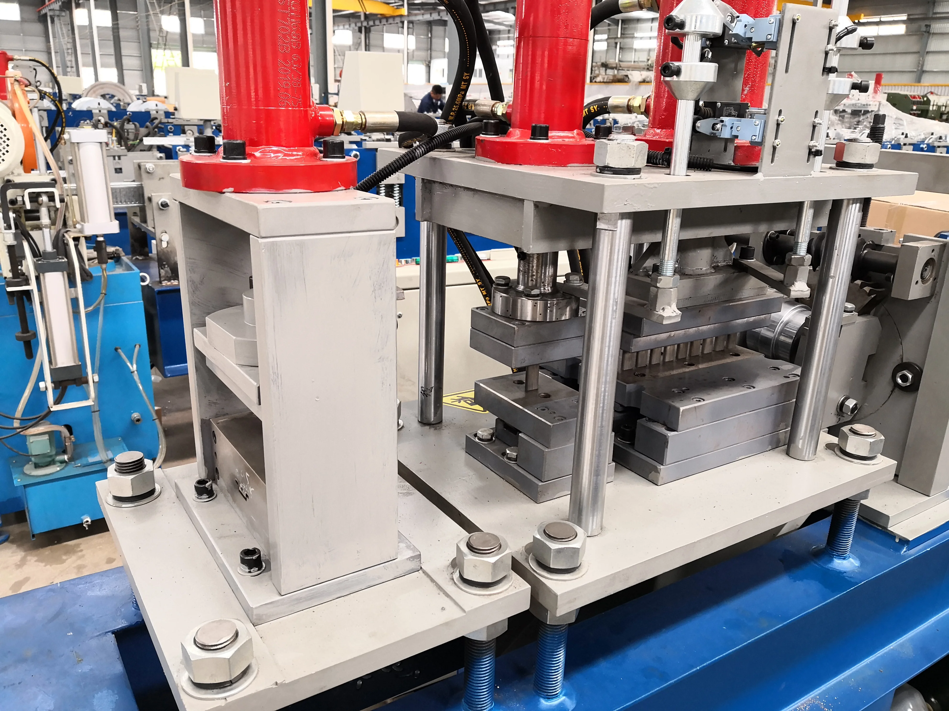 din rail channel roll forming machine for electric mountable rail distribution box mounting