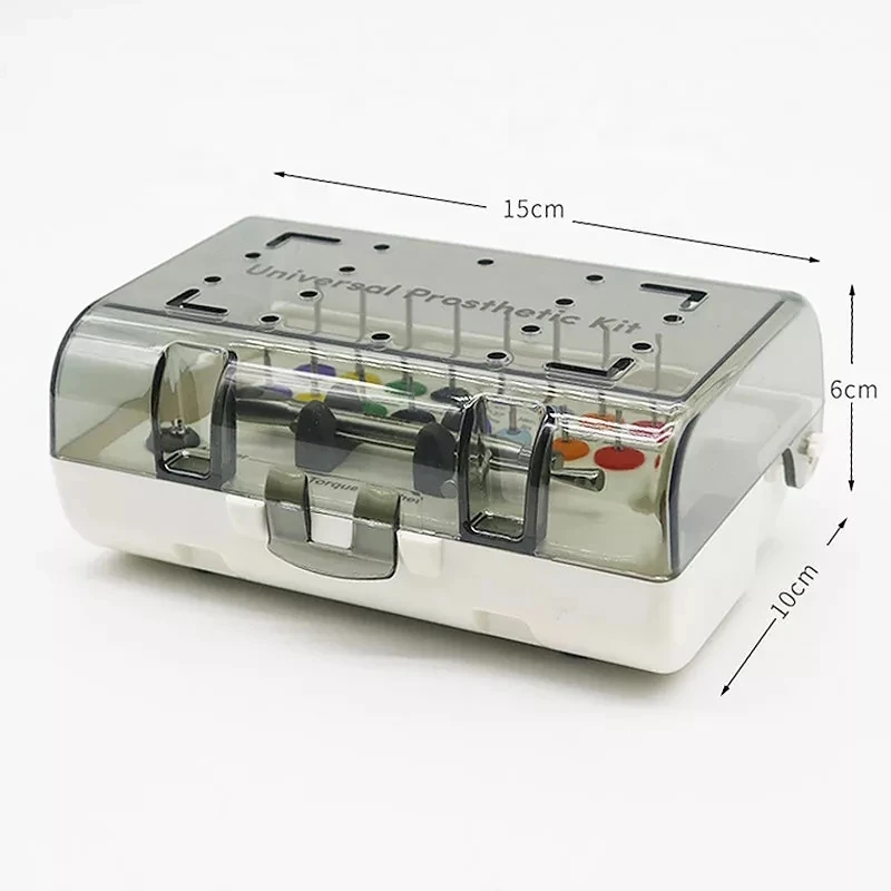 Dental implant screw driver Kit surgical manual kits with 16 drivers for Hand use Universal prosthetic set