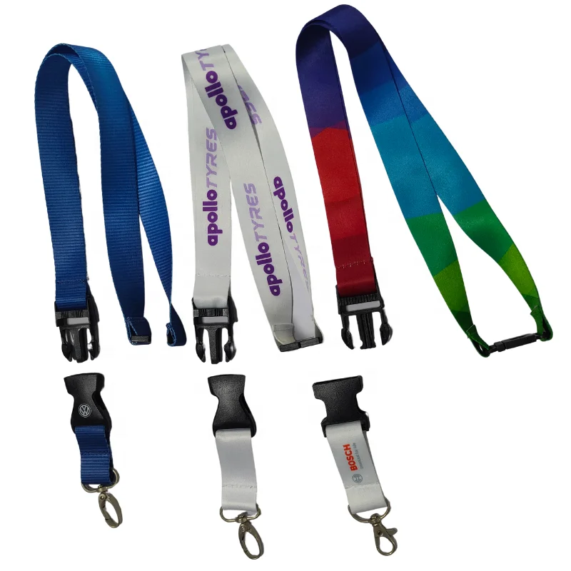 Cheap wholesale custom logo design  thin lanyards with logo custom Lanyard for employees entertainment industries