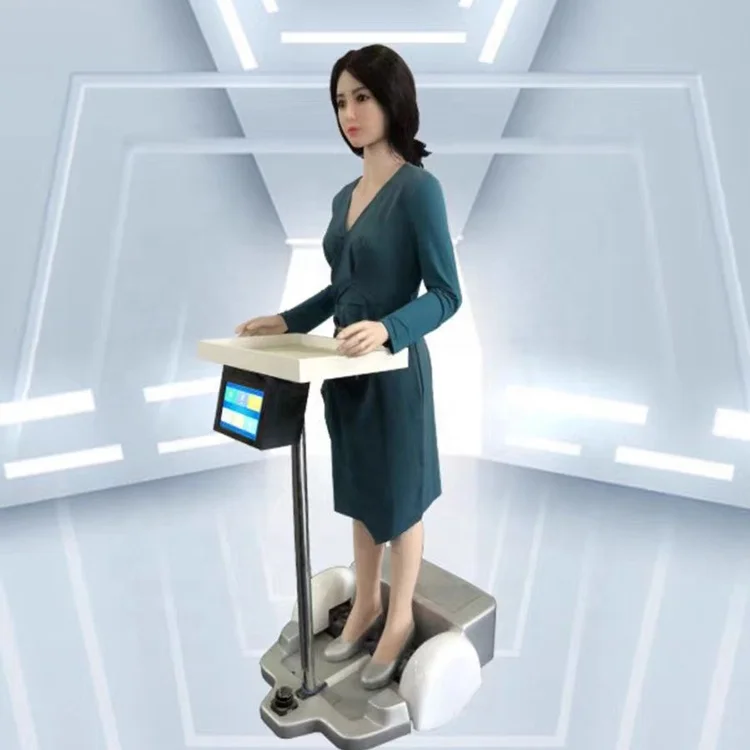 Humanoid Female Robots Intelligent Humanoid  Automated Delivery Robot Artificial Intelligence  Restaurant Waiter Robot