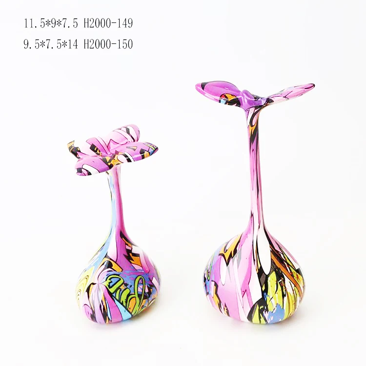 L Abstract Colorful Resin Angel Dancer Statue Sport Man Horse Head Rabbit Elephant Sculpture