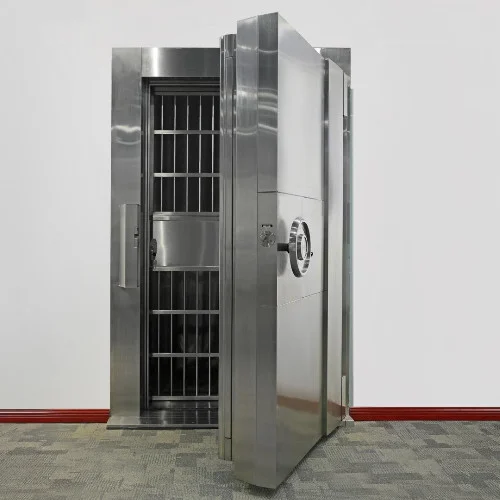 Stainless steel Vault Door with mechanical code lock system strong room door for bank vault security room
