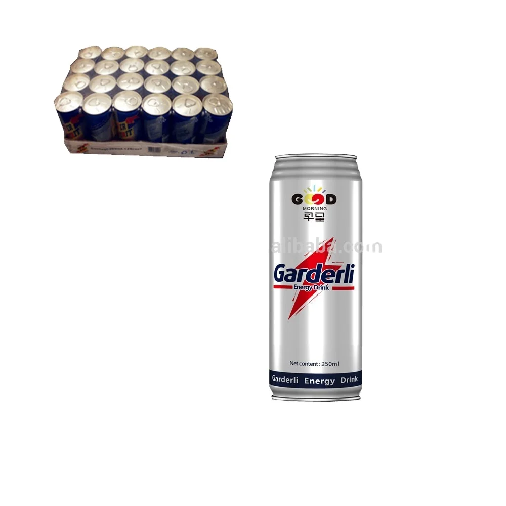 
high quality slim can energy drink 250ml OEM label 