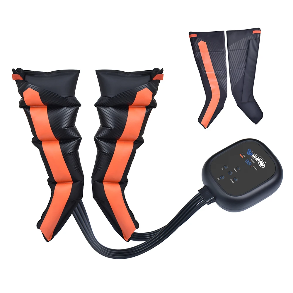 2024 Leg calf Foot Massaer Air Compression 12 Chamber Full Leg Massager Electric calf massager  Therapy