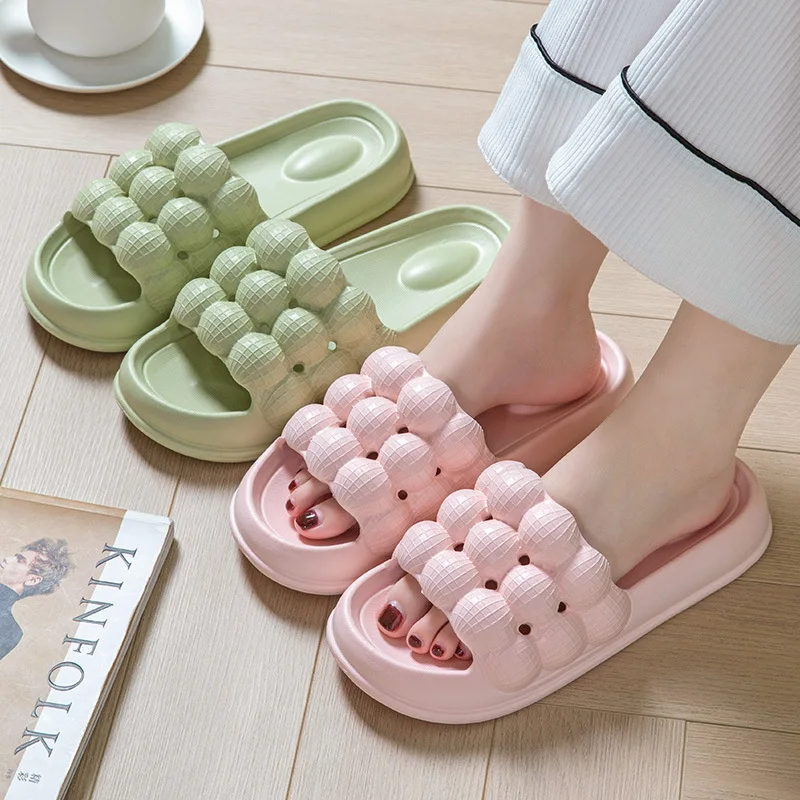 2023 Wholesale EVA Foam Outdoor Summer Beach Casual Women Home Slippers Bubble Slides For Women