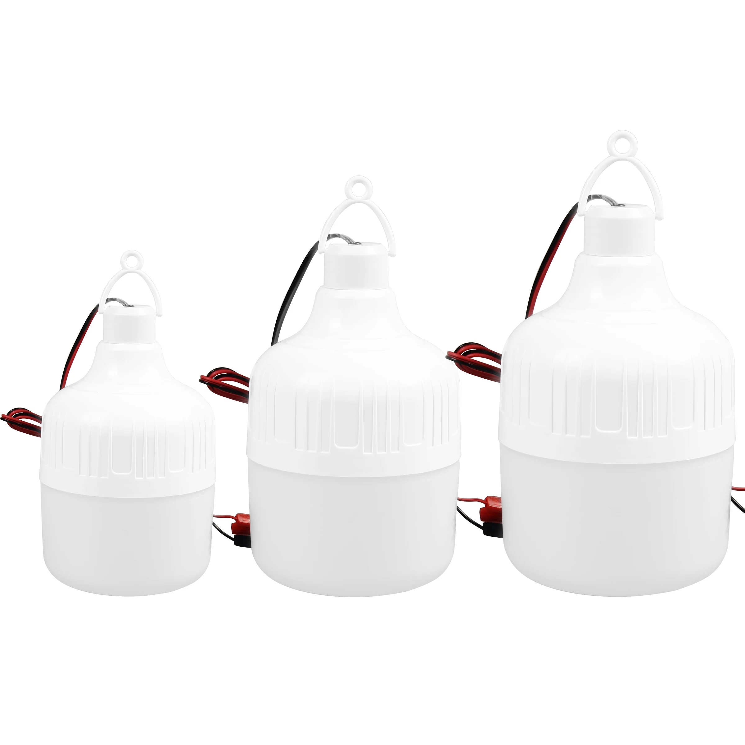 Factory directly sells JWDZ aluminum plastic 2m wire switch alligator clip T-type 5-50W 9W DC12V LED bulb