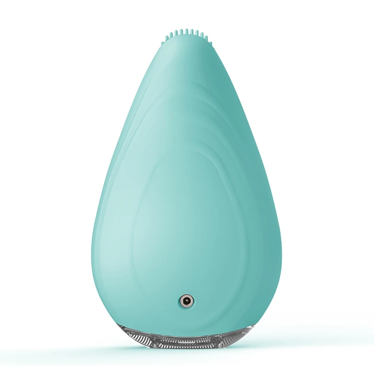 7 Colors Stock Silicone Facial Cleansing Brush Vibrating Face Brush Facial Cleansing Brush for Washing Face